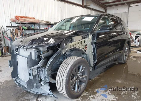 2022 Ford Explorer Xlt z USA, uszkodzony, nr VIN 1FMSK8DH3NGA72953